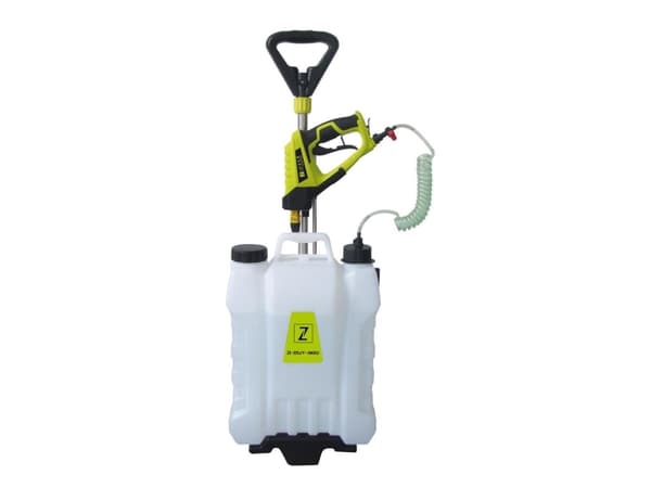 Zipper ZI-DS2V-AKKU, Ryggsekkstil, 15 l, Svart, Grønn, Hvit, 25 m², Utendørs, 4,9 kg
