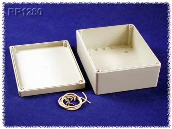 Hammond Electronics RP1385C Universalkabinet 186 x 146 x 110 ABS, Polykarbonat Grå 1 stk 1 stk