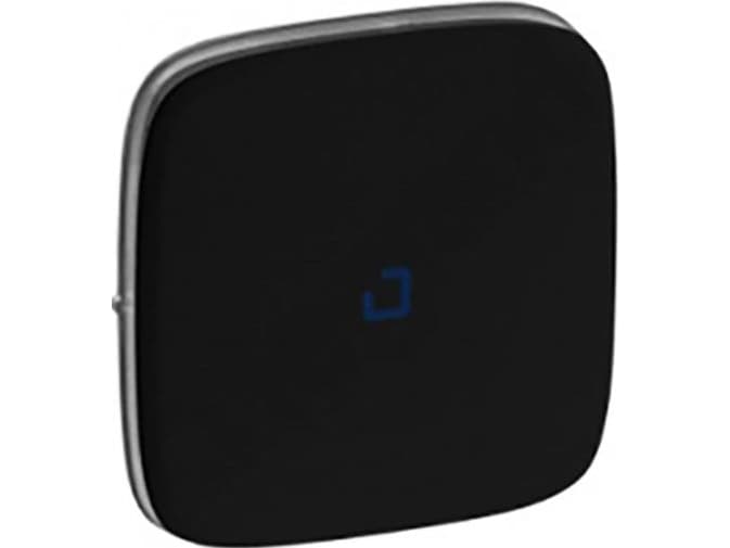 Legrand VALENA ALLURE Single pole or stair switch key with backlight black (755088)