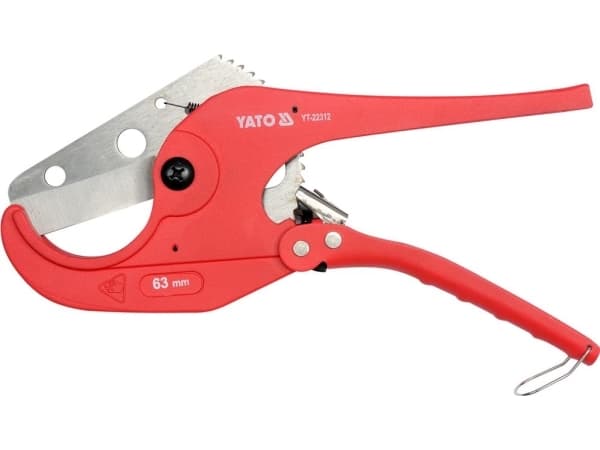 Yato YT-22312, Rørkutter, Rustfritt stål, Sort, Rød, 6,3 cm