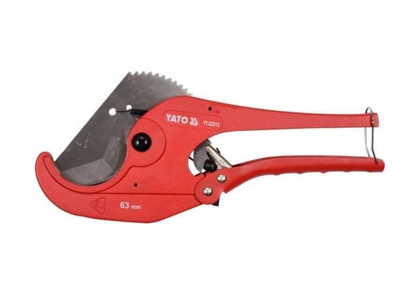 Yato YT-22312, Rørkutter, Rustfritt stål, Sort, Rød, 6,3 cm