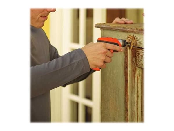 BLACK+DECKER CS3652LC-QW - Skrutrekker - trådløs - 1 hastighet 6.25 mm - 5.5 N·m - 3.6 V