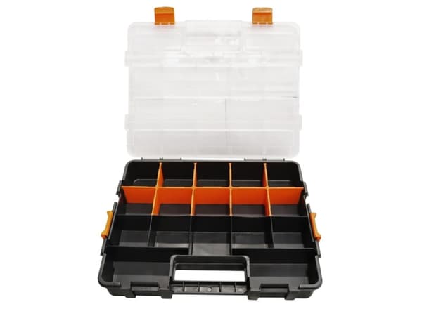 Boxer® sortimentsboks med 15 rum 37,4 × 29,4 × 6,6 cm 2-pak