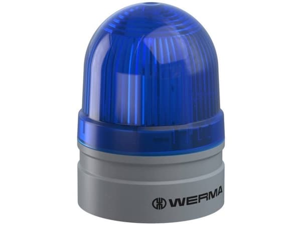 Werma Signaltechnik Signalpære Mini TwinFLASH 24VAC/DC BU 260.520.75 Blå 24 V/DC