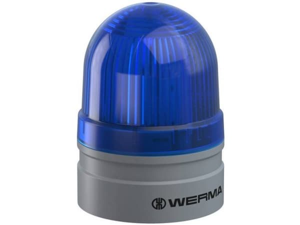 Werma Signaltechnik Signalpære Mini TwinFLASH 24VAC/DC BU 260.520.75 Blå 24 V/DC