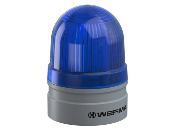 Werma Signaltechnik Signalpære Mini TwinFLASH 24VAC/DC BU 260.520.75 Blå 24 V/DC