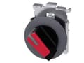 Pikkukuva 5 / 5: Siemens 3SU10622DC200AA0 3SU1062-2DC20-0AA0 Kiertokytkin Kiinnityslaite Punainen 1 x 45° 1 kpl 1 kpl