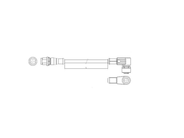 TE Connectivity 2273125-4, M12, M12, Hanstik/Hunstik, Lajittelu, Polyuretaani (PUR), Polyvinyylikloridi (PVC), -40 - 90 °C
