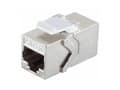 Miniatyrbild 1 av 5: MicroConnect - Kopplingsdon för nätverk - RJ-45 (hona) till RJ-45 (hona) - STP - CAT 6a - trapetsjack - silver