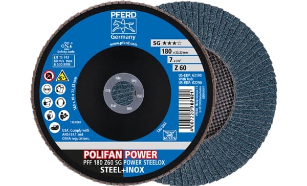 PFERD 67686185, 18 cm, 8500 rpm, 60 g, 10 kpl, 10 kpl