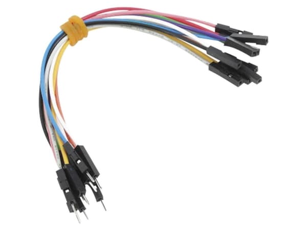 MikroElektroniikka MIKROE-512 Jumpperikaapeli Raspberry Pi, Banana Pi, Arduino [10x Kierresilta liitin - 10x Kierresilta pistorasia] 15.00 cm Monivär
