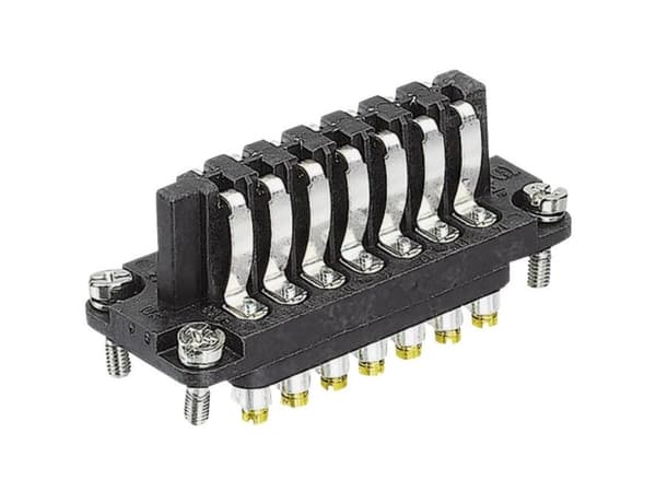Harting 09 70 014 2811 Fjederindsats Han® Staf 14 Skruer 1 stk