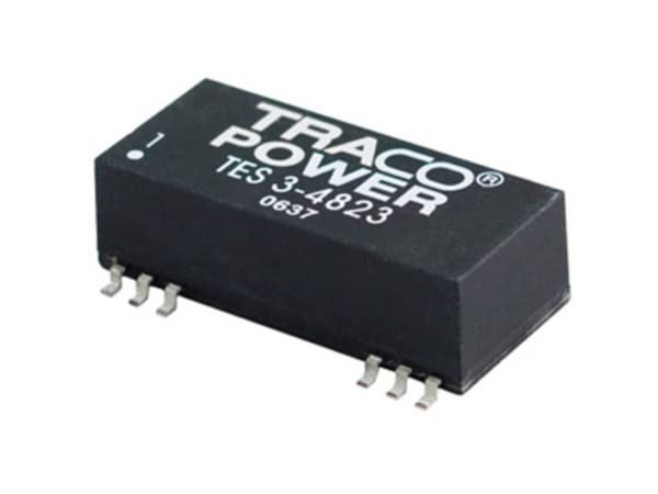 TracoPower TES 3-1223 DC/DC-muunnin, SMD 12 V/DC 15 V/DC, -15 V/DC 100 mA 3 W Lähtöjen määrä: 2 x