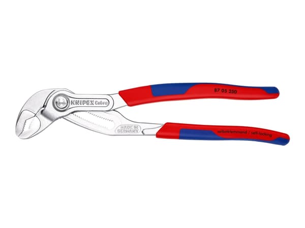 Knipex Cobra, Liukunivelpihdit, 5 cm, 4,6 cm, Kromivanadiini-teräs, Muovi, Sininen, Punainen