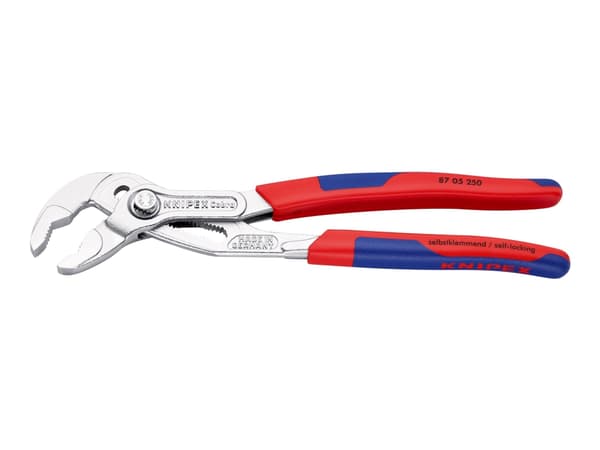 Knipex Cobra, Liukunivelpihdit, 5 cm, 4,6 cm, Kromivanadiini-teräs, Muovi, Sininen, Punainen
