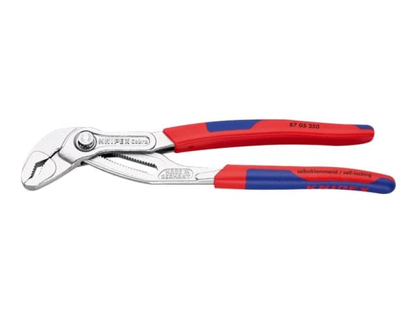 Knipex Cobra, Liukunivelpihdit, 5 cm, 4,6 cm, Kromivanadiini-teräs, Muovi, Sininen, Punainen