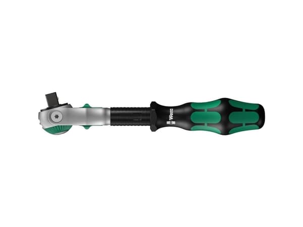 Wera 8000 B, Hylsnyckel, 1 styck, Svart, Grön, Handtag till hylsnyckel, 1 styck, 3/8"