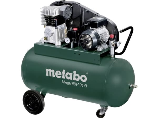 Metabo Mega 350-100 W - Luftkompressor - 2200 W - oljesmurt - 320 l/min - 90 liter - 250 l/min