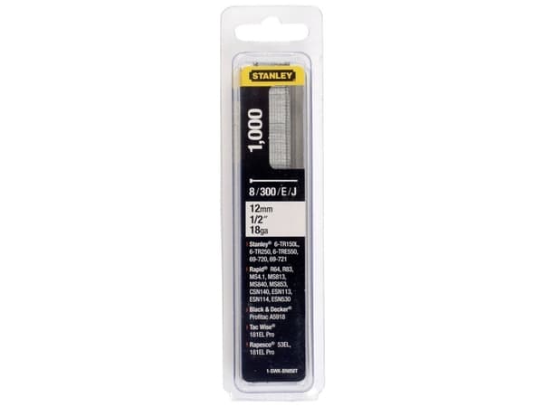 Stanley 1-SWK-BN050T, Clamp, bolt & nail assortment, 1000 styck, 1,2 cm, TR150L TR250 TRE650 TRE550, Låda