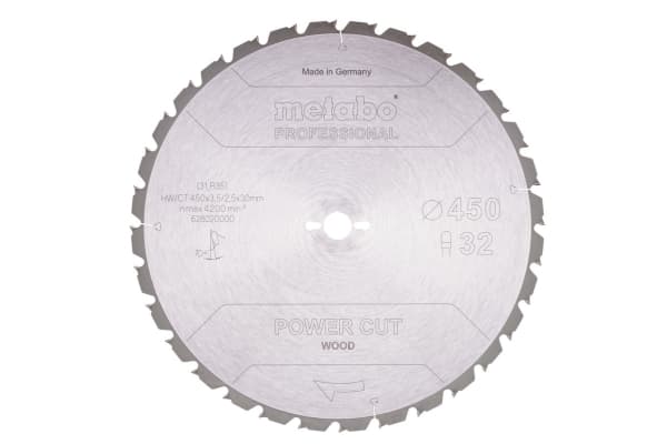 Metabo 628020000, Konstruksjons Tre med spiker, Løvtre, 45 cm, 3 cm, 2,5 mm, 3,5 mm, BKS 450 Plus / BKH 450 Plus