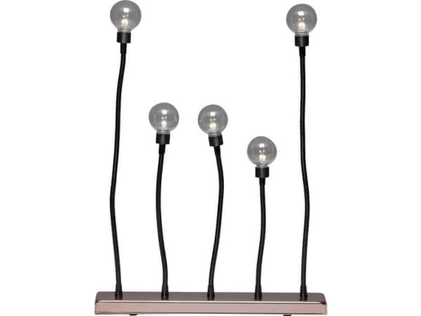 Konstsmide 3522-670TR, LED, 10 pære(r ), 0,2 W, 2800 K, 2 lm, Sort, Kobberfarve