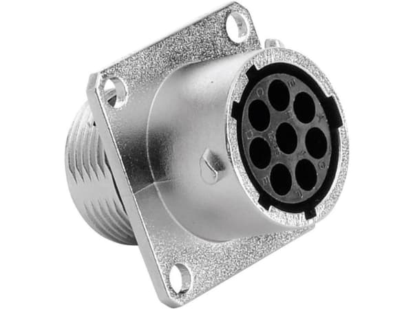 Amphenol RT0012-8SNH, suora, pistorasia, nikkeli, IP67