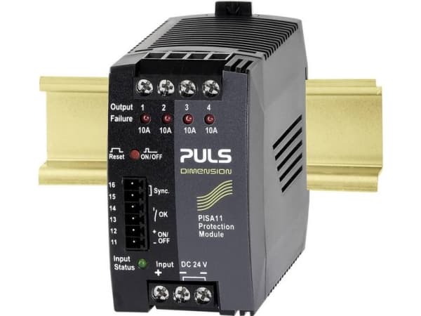 PULS DIMENSION PISA11.410 Sulakemoduuli 24 V/DC 10 A Lähtöjen määrä:4 x Sisältö 1 kpl