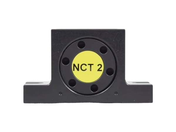 Netter Vibration NCT 2 Turbiinivärähtelijät Sarja NCT Keskipakovoima (6 bar) 714 N Nimellistaajuus (6 barilla) 32400 rpm Työmomentti 0,0124 cm/kg