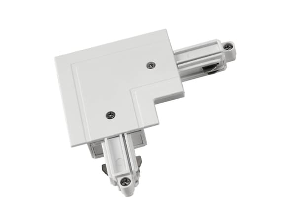 SLV 1PHASE RECESSED RAIL, L-stik, Hvid, Plast, IP20, I, 250 V
