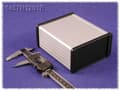 Pikkukuva 1 / 2: Hammond Electronics 1457N1202EBK Yleiskaappi 120 x 104 x 55 Alumiini Musta 1 kpl 1 kpl