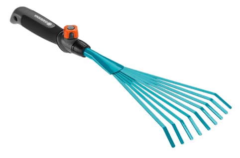 Gardena 8919-20, Håndrake, Sort, Turkis, Stål, Plast, Sort, 1 stykker