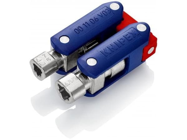 Knipex DoubleJoint, Svart, Blå, Röd, Formgjuten zink, 2 huvuden, 5-8 mm, 7-9 mm, 3-5 mm