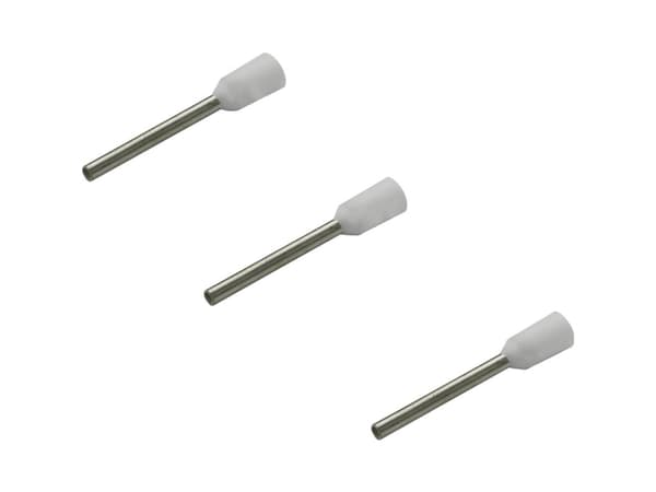 Rittal 4050.737 Johtopääteholkki 0,50 mm² Osittain eristetty Valkoinen 1000 kpl.