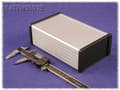 Pikkukuva 1 / 2: Hammond Electronics 1457N1602E Yleiskaappi 120 x 104 x 55 Alumiini Luonnollinen 1 kpl