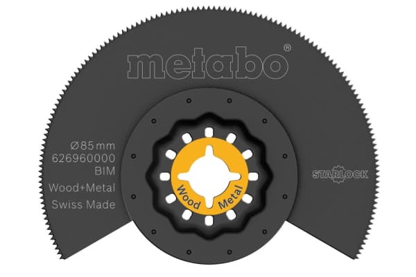 Metabo 626960000, Løvtre, Plast, Profil, Mykt tre, Tre, Tre med spiker, 8,5 cm, Metabo, 1 stykker