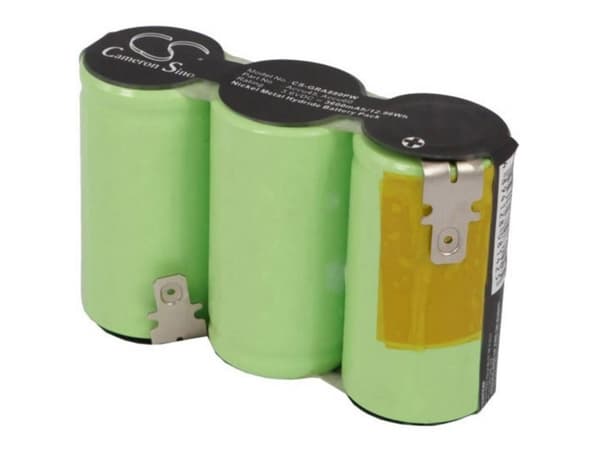 CS Cameron Sino CSGRA880PW Batteri för verktyg Ersätter originalbatteri 302768, Accu45, Accu60 3,6 V 3600 mAh NiMH