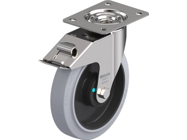 Kääntyvä pyörä - kuulalaakeri Stop-fix Blickle LEX-POEV 200KD-SG-FI