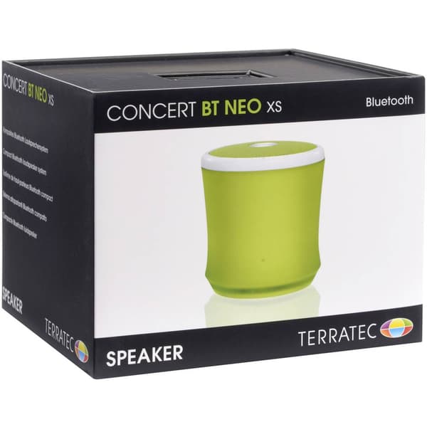 Terratec CONCERT NEO XS Bluetooth-högtalare Högtalartelefonfunktion Grön