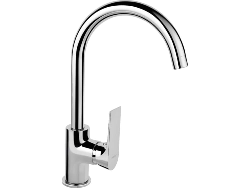 Ferro Algeo Square kitchen faucet standing chrome (BAQ4)