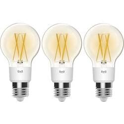 Yeelight LED-pærer Energiklasse: A++ (A++ - E) Smart Bulb Set 3F E27 6 W Varmhvid