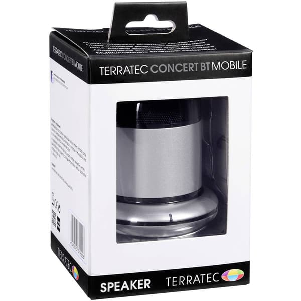 Terratec CONCERT mobile Bluetooth-högtalare Silver