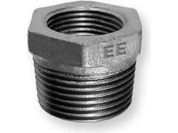 Odlewnia Zawiercie Reduserende brystvorte 1 x 1/2" svart