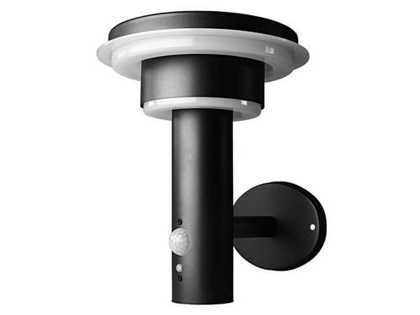 LEDVANCE ENDURA STYLE SOL WALL2CIRCLE6WBK LEDV 4058075392724 Solcelle-udendørs vægbelysning med bevægelsessensor LED (RGB) 6 W Sort