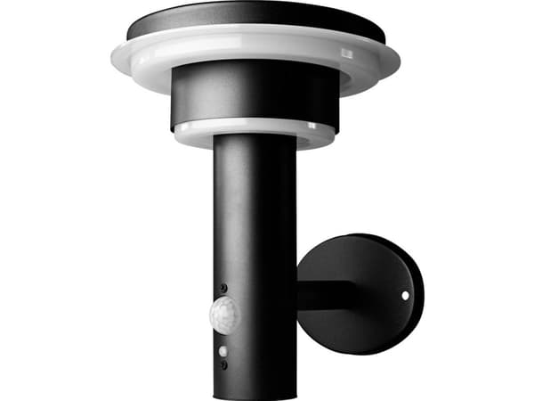 LEDVANCE ENDURA STYLE SOL WALL2CIRCLE6WBK LEDV 4058075392724 Solcelle-udendørs vægbelysning med bevægelsessensor LED (RGB) 6 W Sort