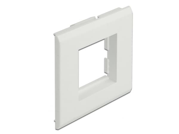 Delock - Easy 45 - runko - 2 moduulia - valkoinen, RAL 9003