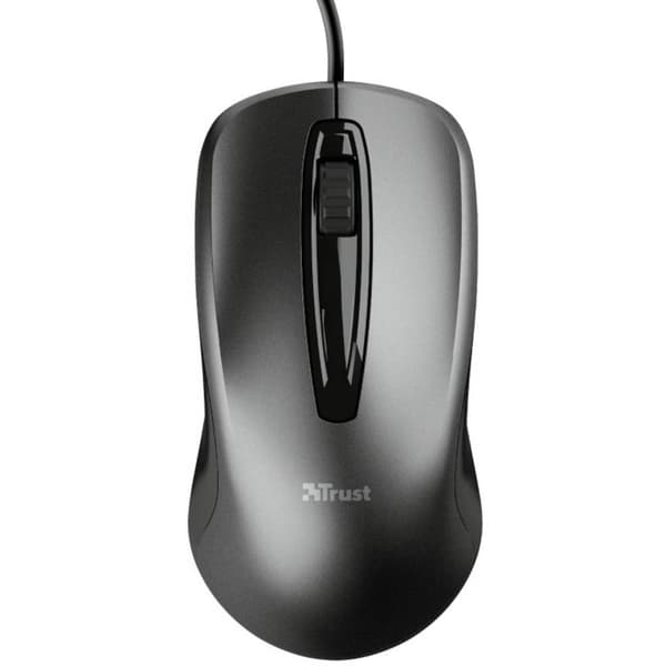 Trust CARVE WiFi mus USB Optisk Svart 3 Knappar 1200 dpi
