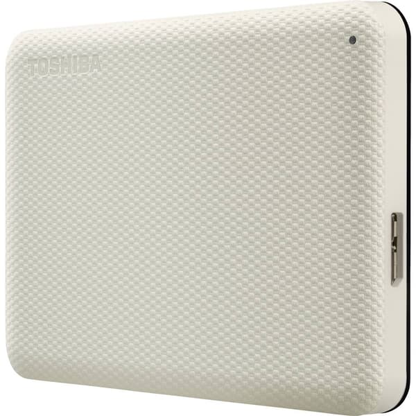 Toshiba Canvio Advance 2 TB Extern hårddisk 2.5 USB 3.2 Gen 1 Vit HDTCA20EW3AA