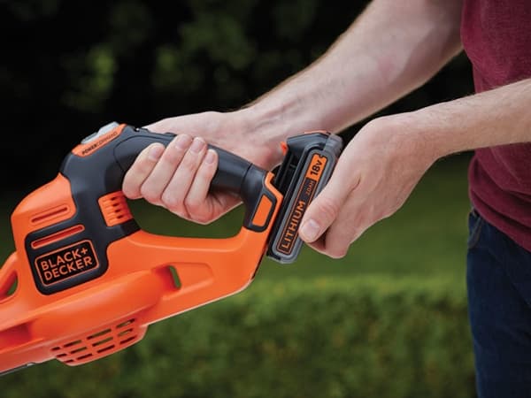 Black & Decker GWC1820PC, Håndholdt løvblåser, 209 km/t, Sort, Oransje, Blåsende, 18 V, Lithium