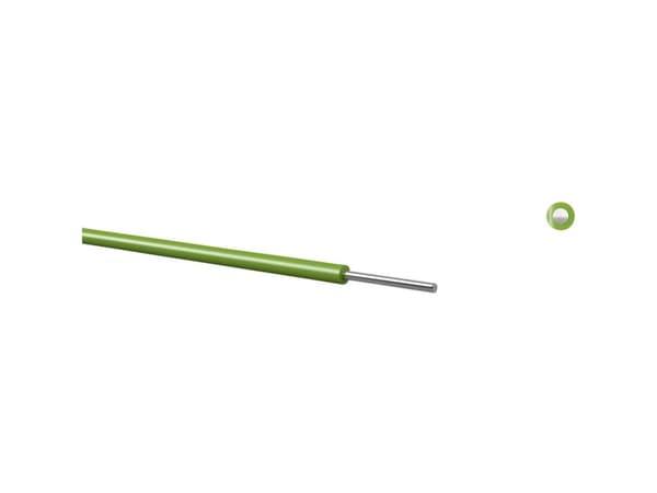 Kabeltronik 370102603-100 Viklingstråd 1 x 0,13 mm² Grøn 100 m