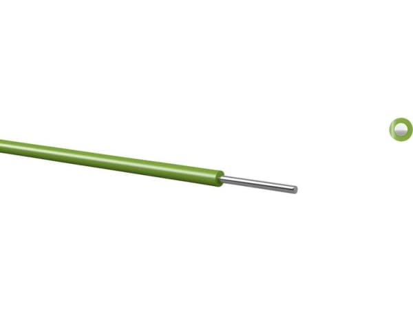 Kabeltronik 370102603-100 Viklingstråd 1 x 0,13 mm² Grøn 100 m